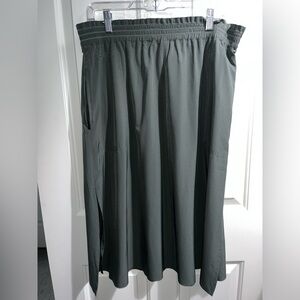 Athleta Midi Skirt Large Sage Green